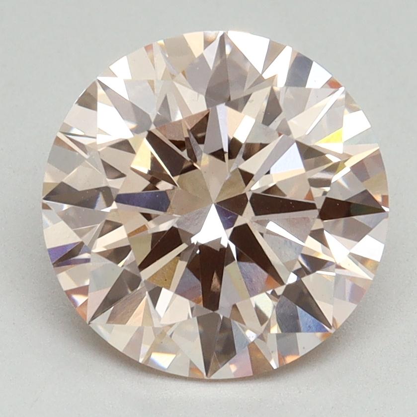 3.00 Ct. Fancy Pink Round Lab Grown Diamond