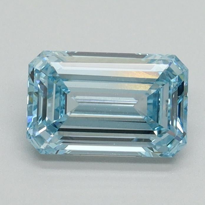 1.02 Ct. Fancy Intense Blue Emerald Lab Grown Diamond