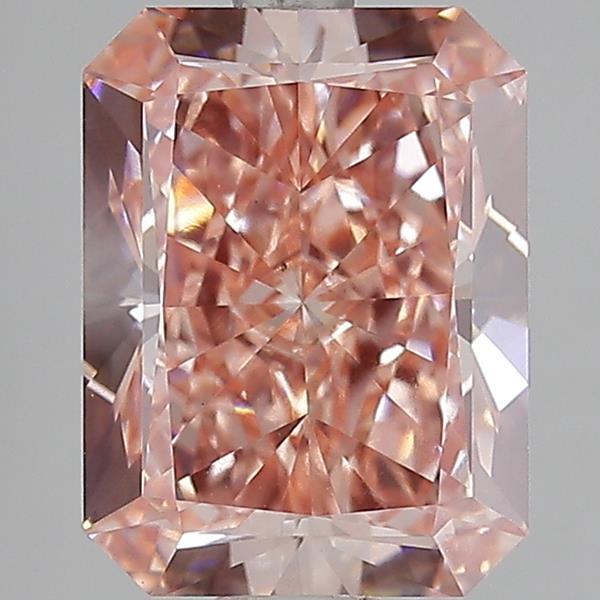 4.00 Ct. Fancy Vivid  Pink Radiant Lab Grown Diamond