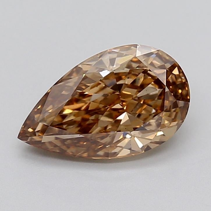 2.41 Ct. Fancy  Brown Pear Lab Grown Diamond