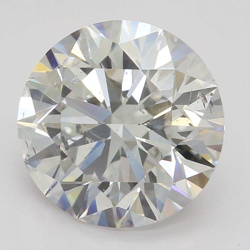 2.56 Ct. Faint Pink Round Diamond
