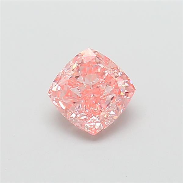 1.61 Ct. Fancy Vivid Pink Cushion Lab Grown Diamond