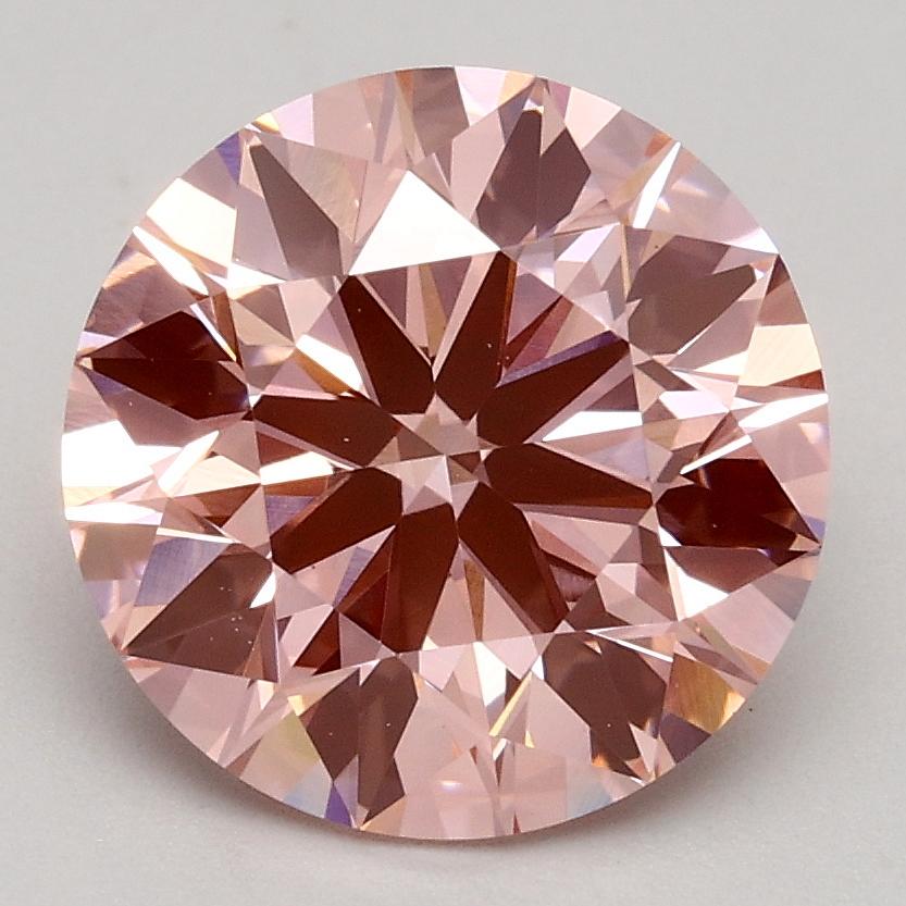 2.31 Ct. Fancy Intense Pink Round Lab Grown Diamond