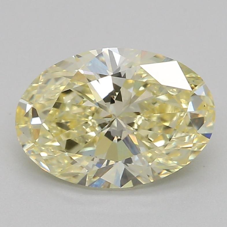 1.02 Ct. Fancy Yellow Oval Lab Grown Diamond