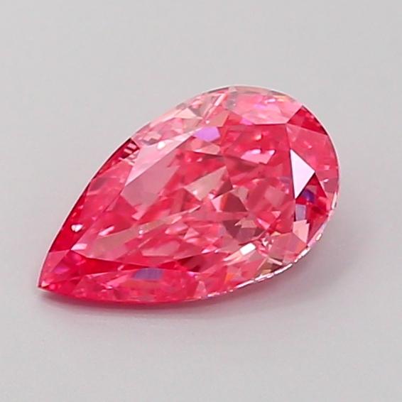 1.09 Ct. Fancy Vivid Pink Pear Lab Grown Diamond