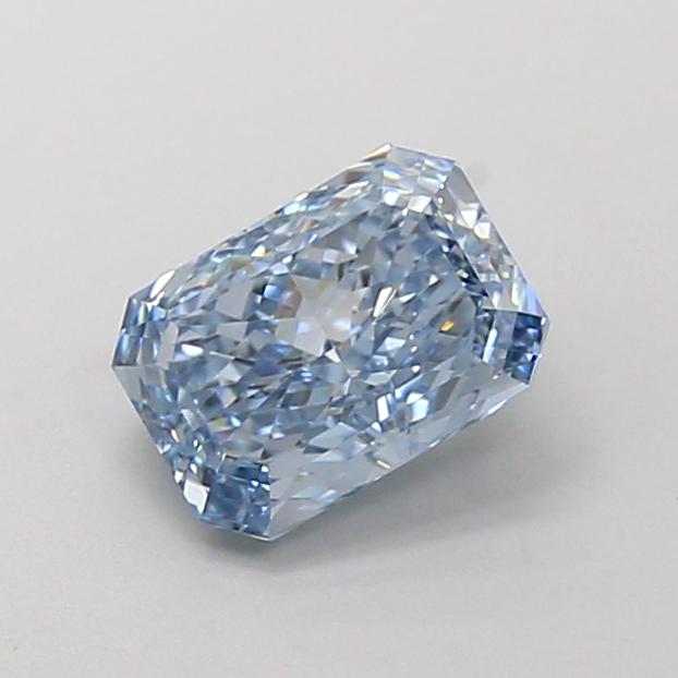 1.13 Ct. Fancy Intense Blue Radiant Lab Grown Diamond