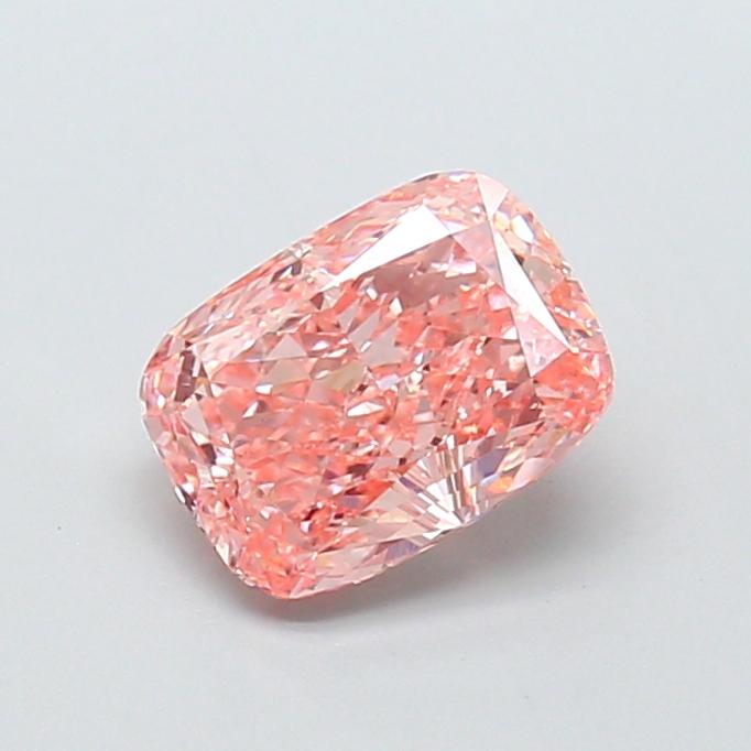 1.67 Ct. Fancy Intense  Pink Cushion Lab Grown Diamond