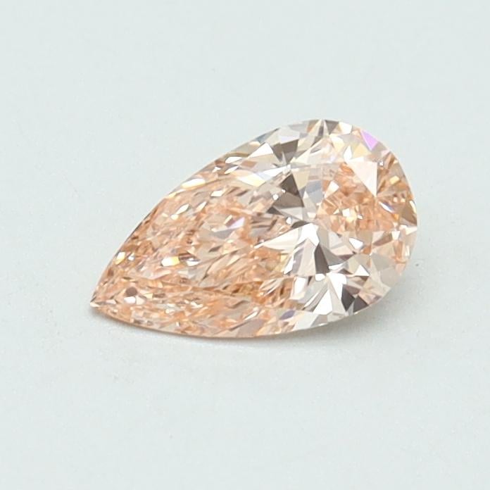 0.35 Ct. Fancy Orangy Pink Pear Lab Grown Diamond