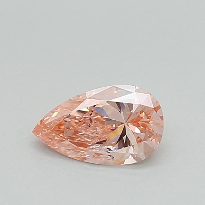 0.52 Ct. Fancy Intense Pink Pear Lab Grown Diamond