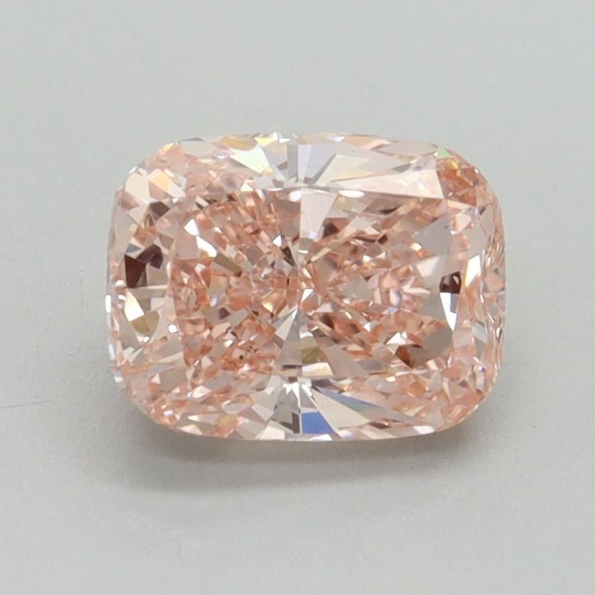 1.51 Ct. Fancy Intense Pink Cushion Lab Grown Diamond