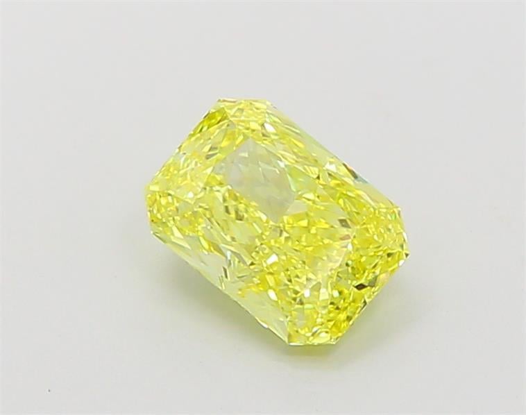 1.21 Ct. Fancy Vivid  Yellow Radiant Lab Grown Diamond