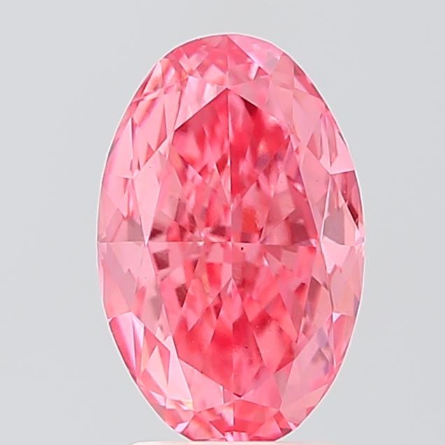 2.50 Ct. Fancy Pink Oval Lab Grown Diamond