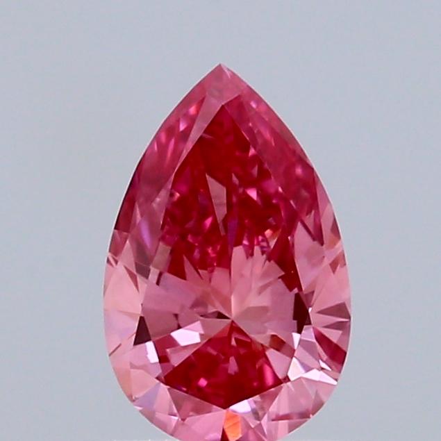 0.52 Ct. Fancy Vivid Pink Pear Lab Grown Diamond