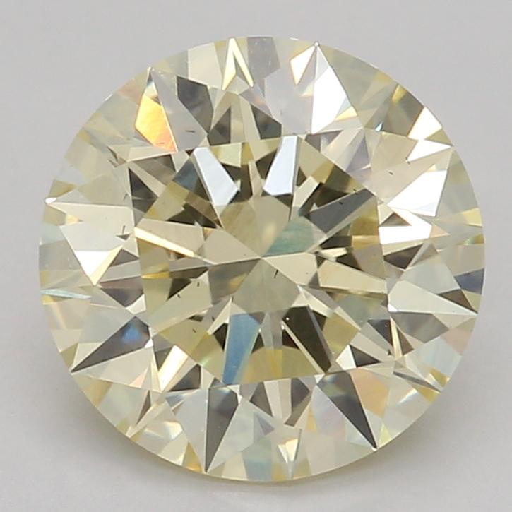 1.30 Ct. Fancy Light Yellow Round Lab Grown Diamond