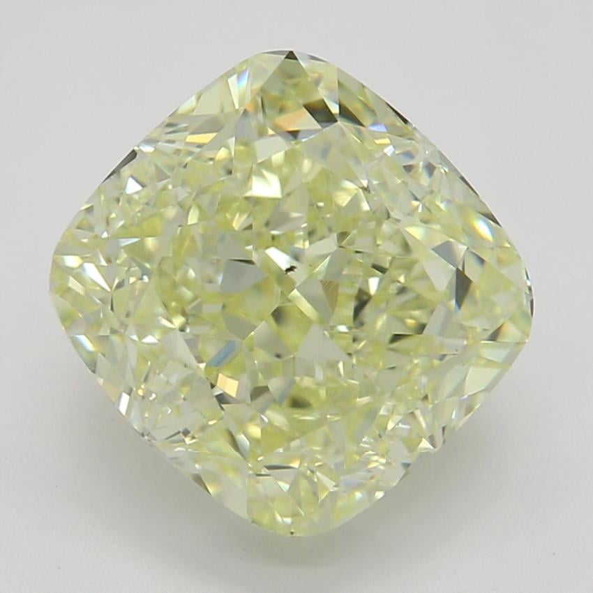 2.50 Ct. Fancy Light Yellow Cushion Diamond