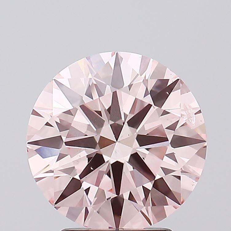 3.00 Ct. Fancy Intense Pink Round Lab Grown Diamond