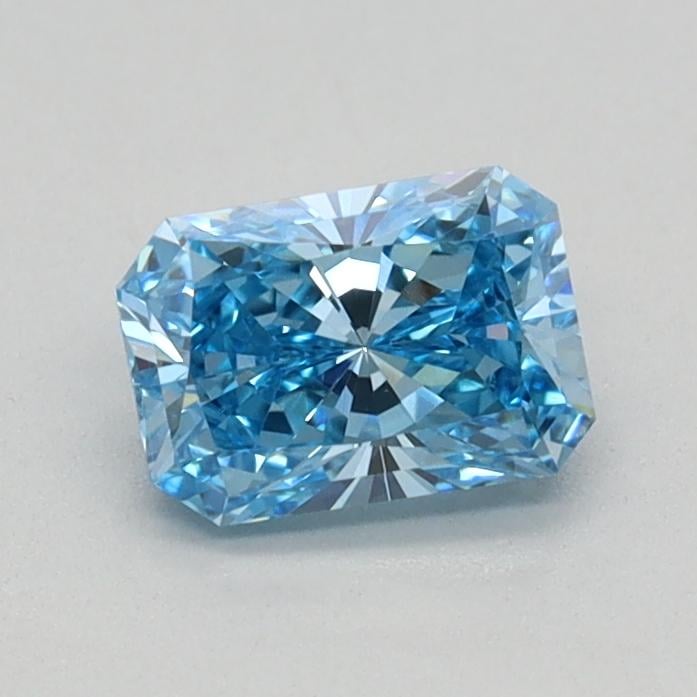 0.46 Ct. Fancy Vivid Blue Radiant Lab Grown Diamond
