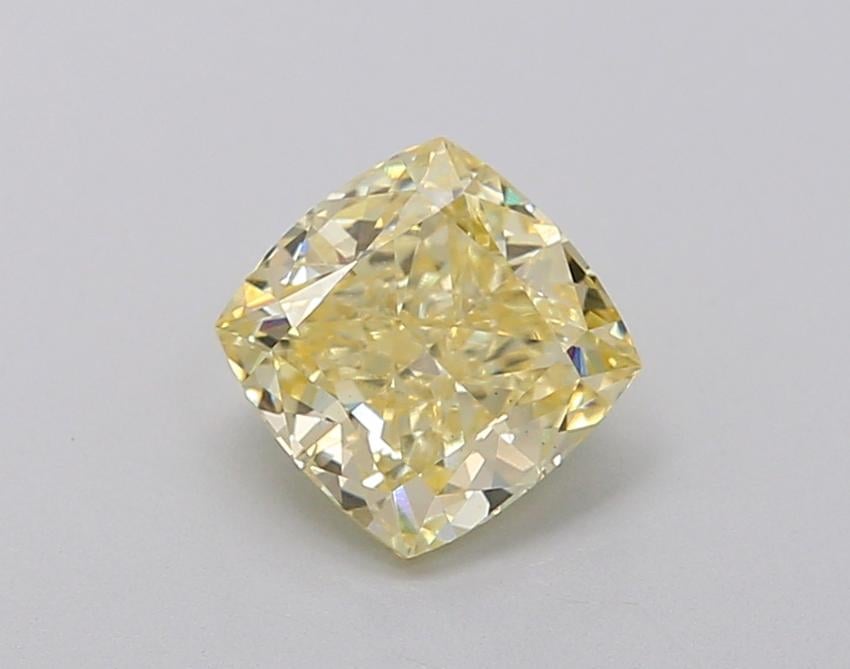 1.05 Ct. Fancy Fancy Yellow Cushion Lab Grown Diamond