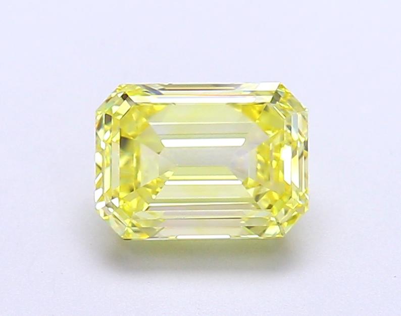 1.53 Ct. Fancy Intense Yellow Emerald Lab Grown Diamond