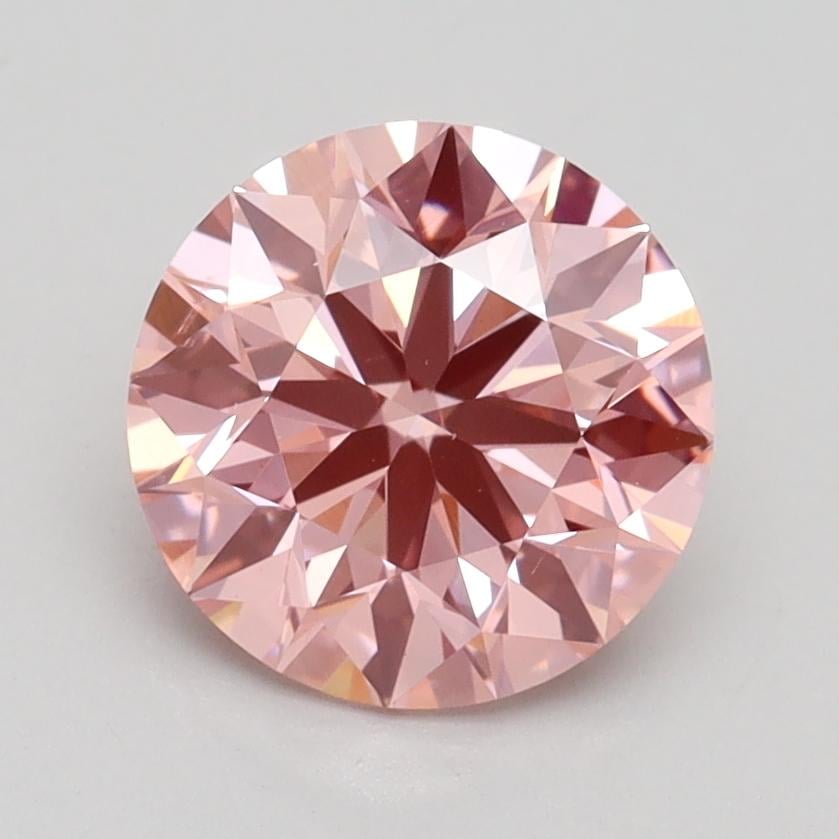 1.86 Ct. Fancy Vivid Pink Round Lab Grown Diamond