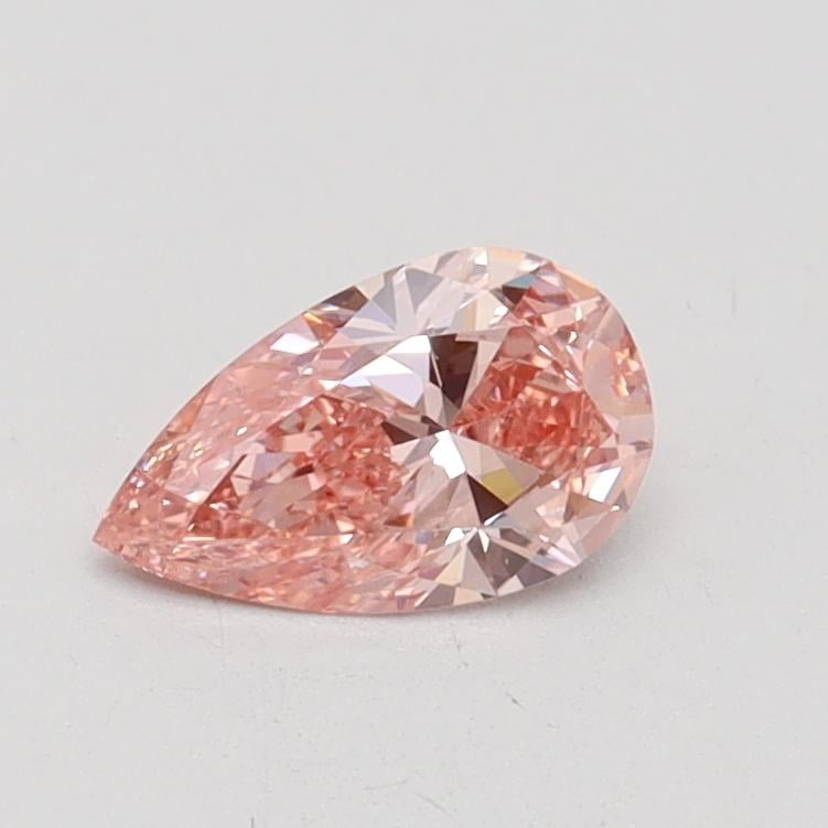 0.43 Ct. Fancy Intense Pink Pear Lab Grown Diamond