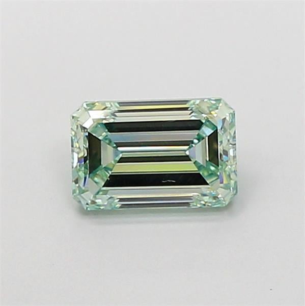 0.94 Ct. Fancy Intense  Green Emerald Lab Grown Diamond