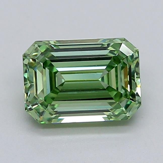 1.56 Ct. Fancy Vivid  Green Emerald Lab Grown Diamond
