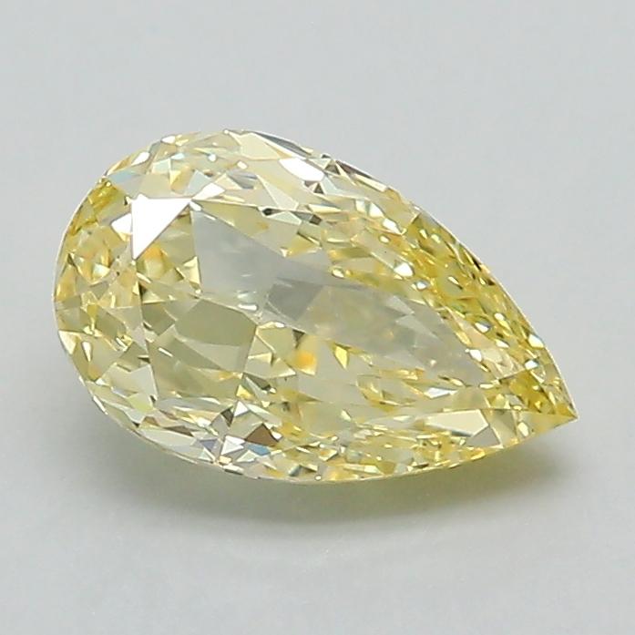 1.16 Ct. Fancy Intense Yellow Pear Lab Grown Diamond