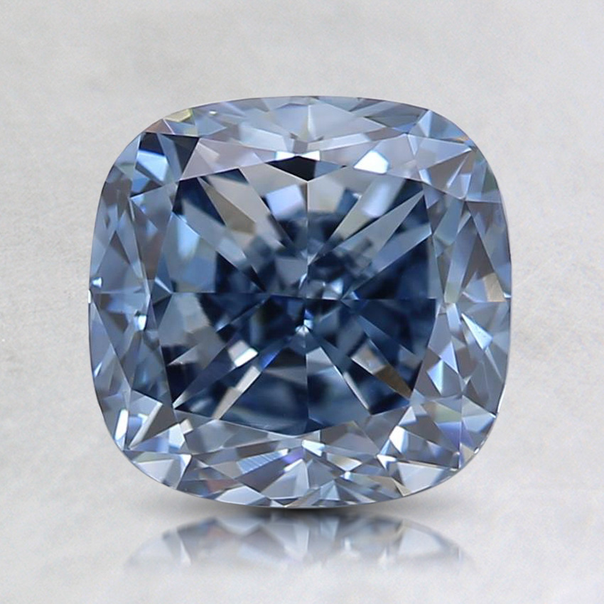 1.90 ct. Fancy Intense Blue Cushion Lab Grown Diamond