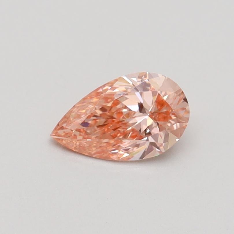 0.39 Ct. Fancy Intense Pink Pear Lab Grown Diamond