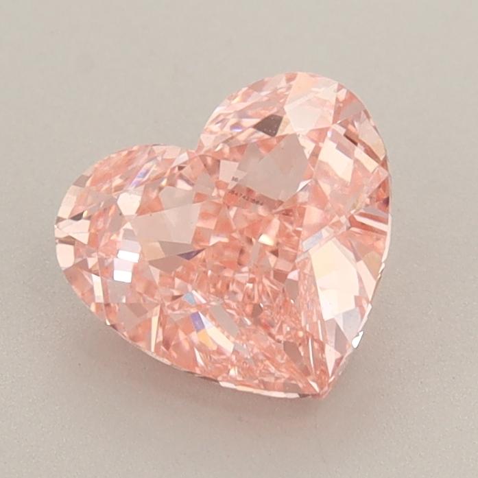 1.41 Ct. Fancy Vivid  Pink Heart Lab Grown Diamond