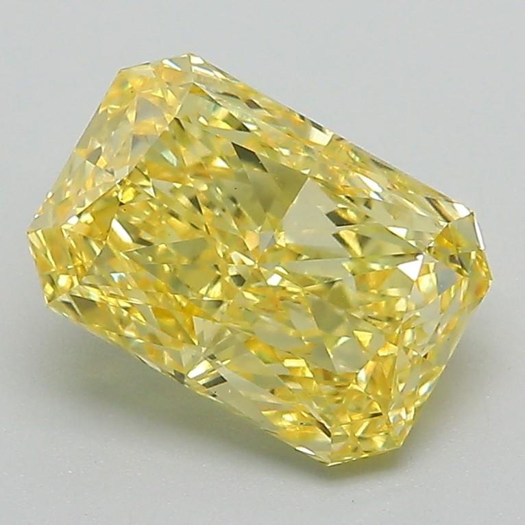 2.04 Ct. Fancy Vivid Yellow Radiant Lab Grown Diamond