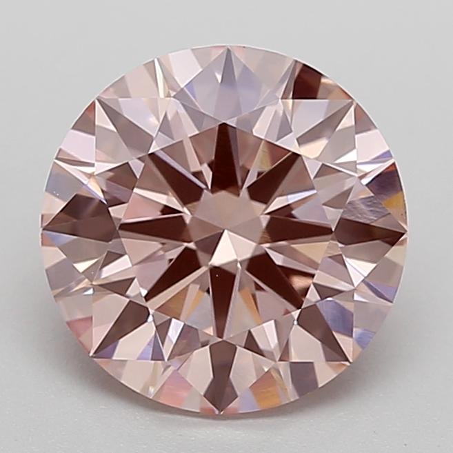 2.20 Ct. Fancy Intense  Pink Round Lab Grown Diamond