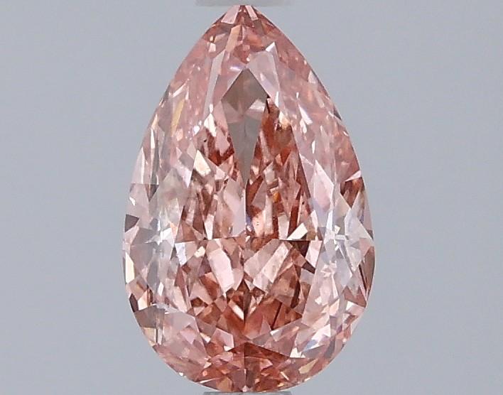 0.98 Ct. Fancy Intense  Pink Pear Lab Grown Diamond