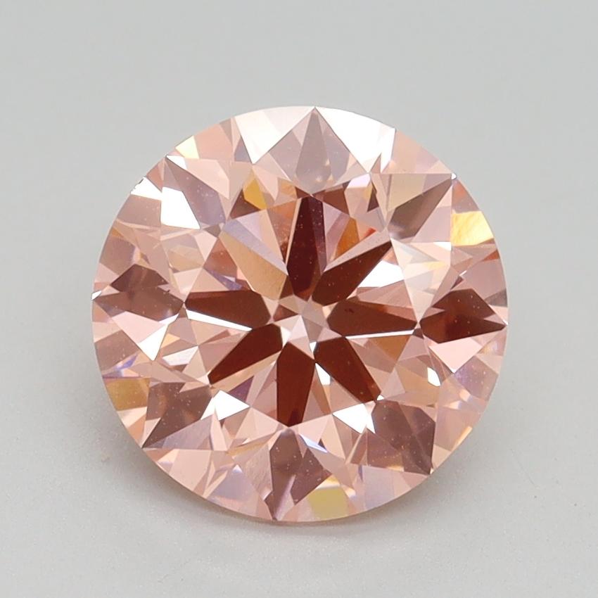 2.31 Ct. Fancy Intense Pink Round Lab Grown Diamond
