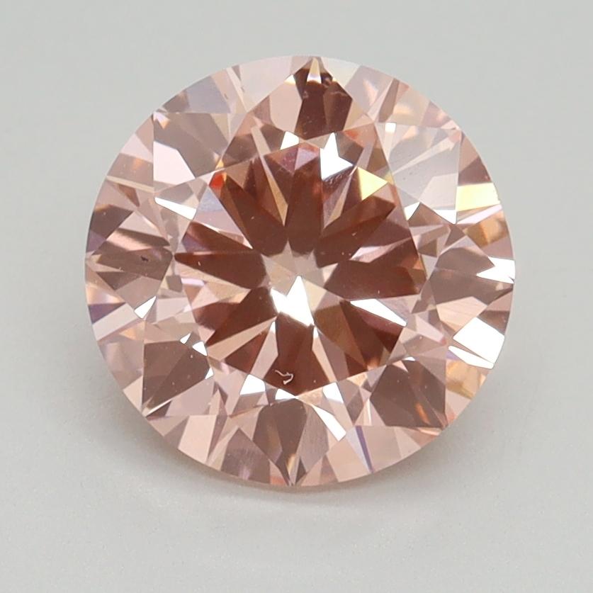 2.00 Ct. Fancy Intense Pink Round Lab Grown Diamond