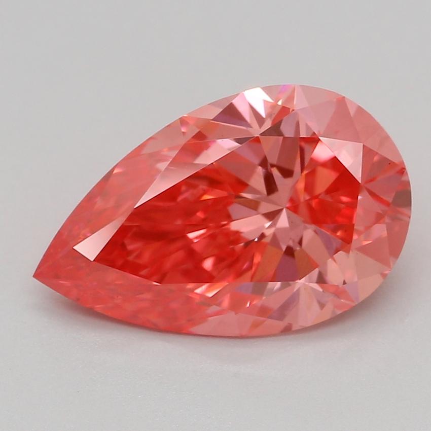 1.56 Ct. Fancy Vivid Pink Pear Lab Grown Diamond
