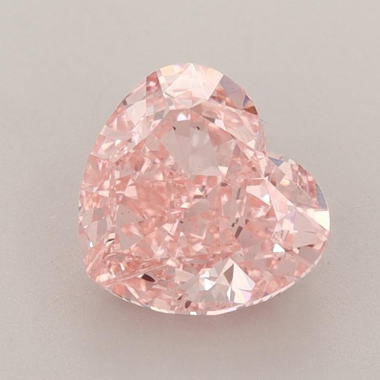 1.64 Ct. Fancy Vivid  Pink Heart Lab Grown Diamond