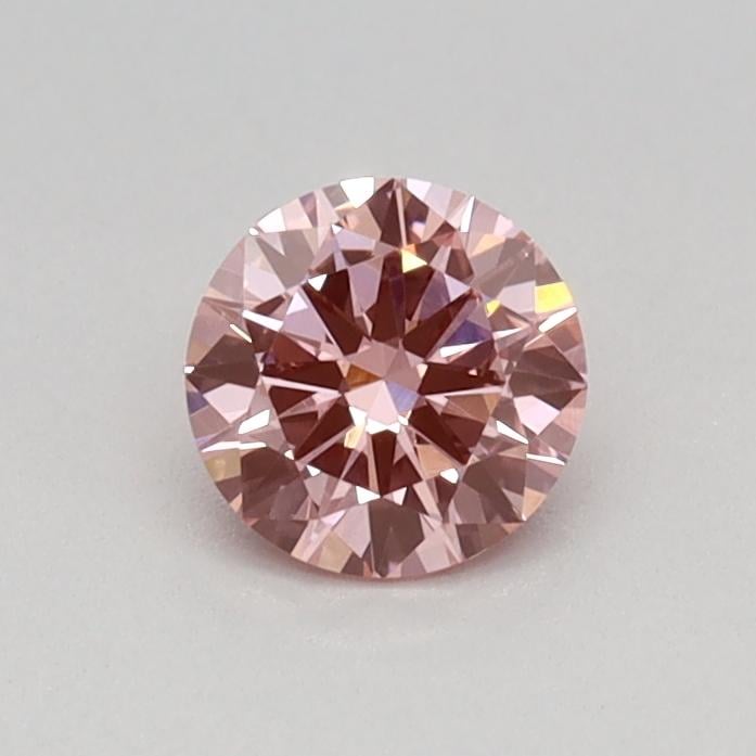 0.31 Ct. Fancy Vivid Pink Round Lab Grown Diamond
