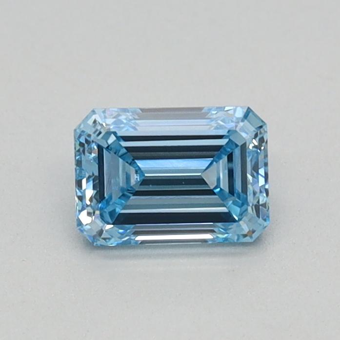 0.34 Ct. Fancy Intense Blue Emerald Lab Grown Diamond