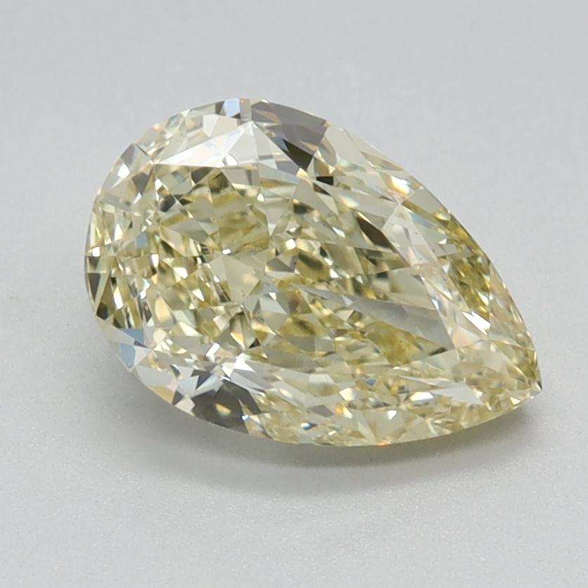 1.28 Ct. Fancy Yellow Pear Lab Grown Diamond