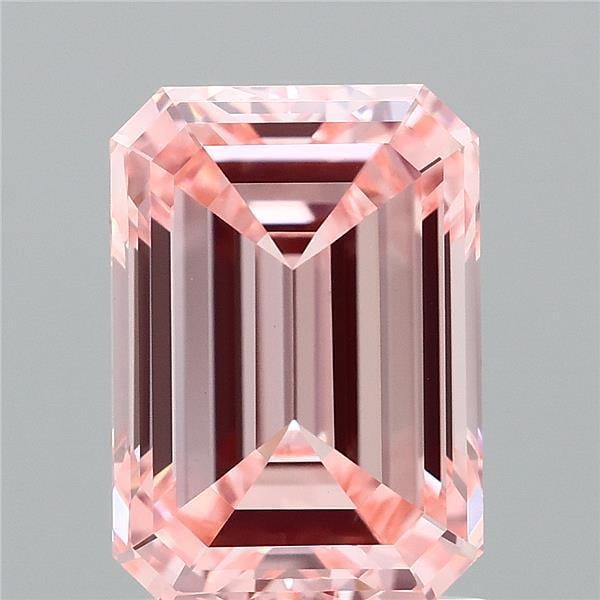 2.01 Ct. Fancy Intense Pink Emerald Lab Grown Diamond
