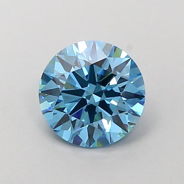 1.13 Ct. Fancy Vivid Blue Round Lab Grown Diamond
