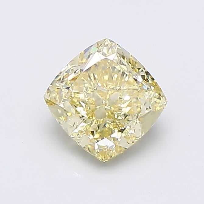 1.11 Ct. Fancy  Yellow Cushion Lab Grown Diamond