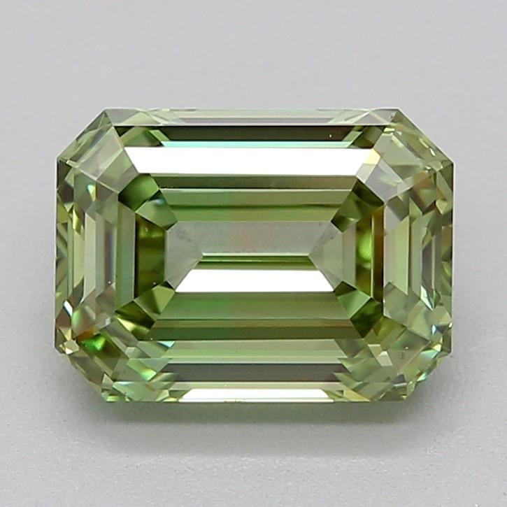 1.03 Ct. Fancy Vivid  Green Emerald Lab Grown Diamond