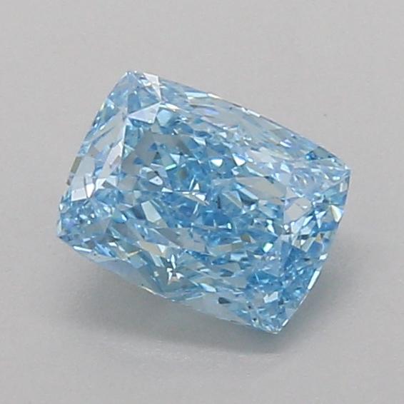 1.00 Ct. Fancy Vivid Blue Cushion Lab Grown Diamond