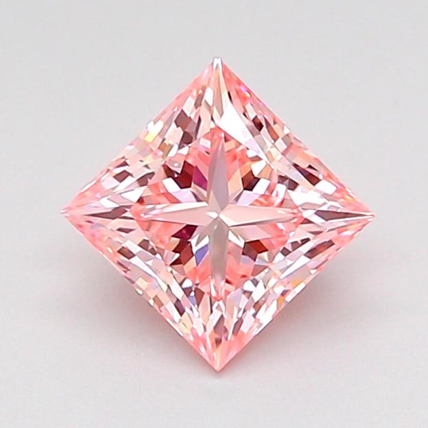 1.03 Ct. Fancy Intense Pink Princess Lab Grown Diamond