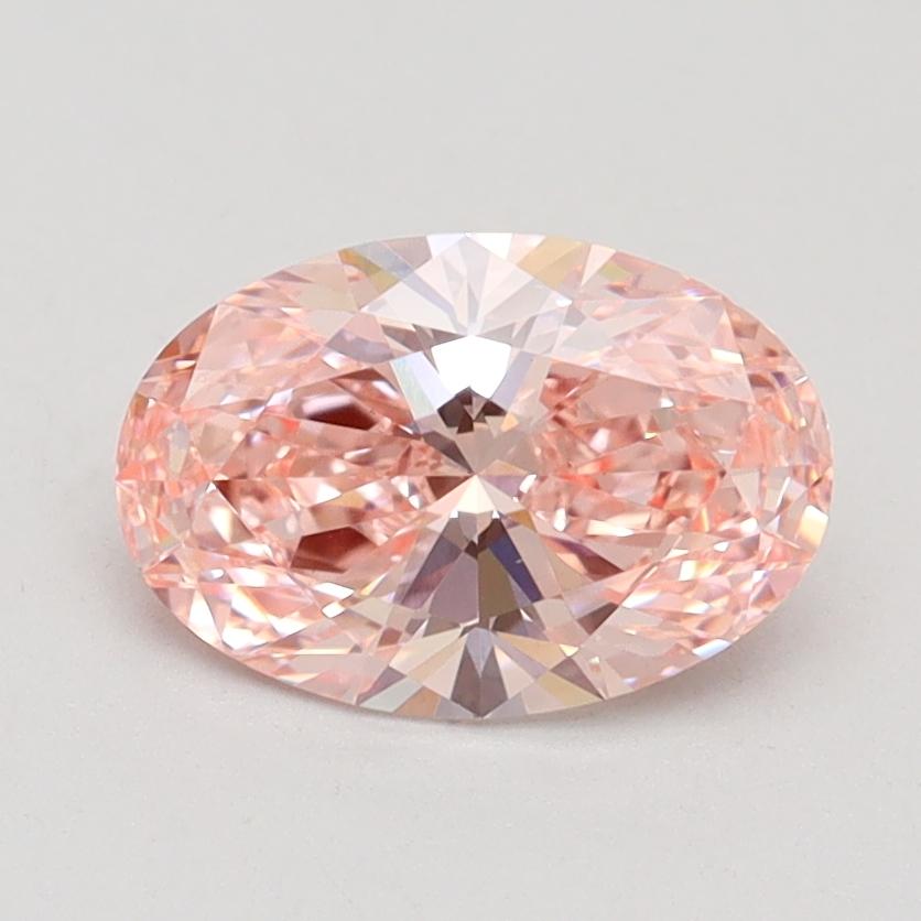 1.20 Ct. Fancy Intense Pink Oval Lab Grown Diamond