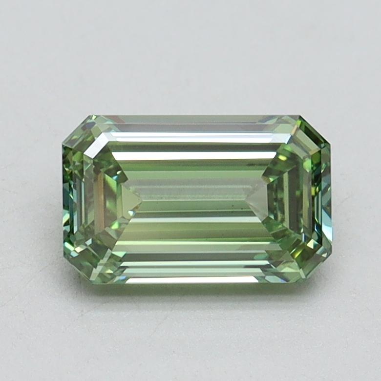 1.07 Ct. Fancy Vivid Green Emerald Lab Grown Diamond