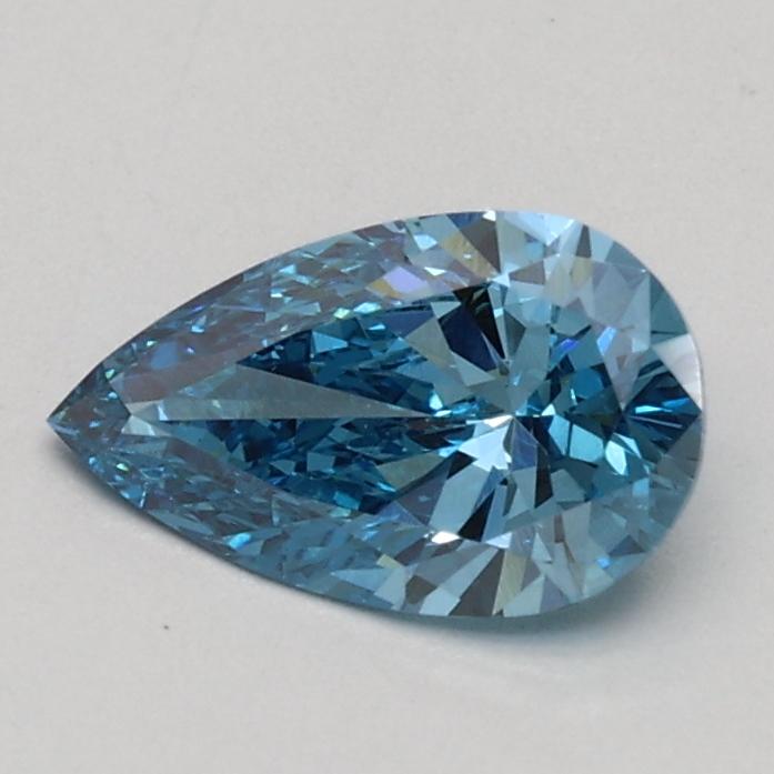 0.50 Ct. Fancy Vivid Blue Pear Lab Grown Diamond